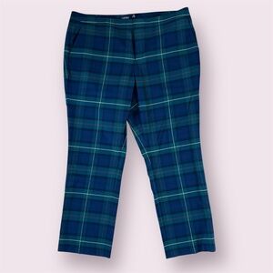 Ralph Lauren Wool Blend Tartan Plaid Trouser Pant Preppy Academia Punk Ska - 18W